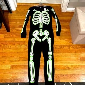 NWT Old Navy Glow in the dark Halloween one piece size XS